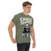 Foto di - T-shirt Stampata Unisex – 100% Cotone – Stile Streetwear e Confortevole – Chalk Shock-DTG-Biiply