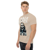 Foto di - T-shirt Stampata Unisex – 100% Cotone – Stile Streetwear e Confortevole – Chalk Shock-DTG-Biiply