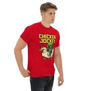 Foto di - T-shirt Stampata Unisex – 100% Cotone – Stile Streetwear e Confortevole – Chicken jockey-DTG-Biiply