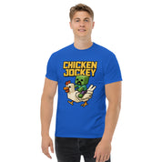Foto di - T-shirt Stampata Unisex – 100% Cotone – Stile Streetwear e Confortevole – Chicken jockey-DTG-Biiply