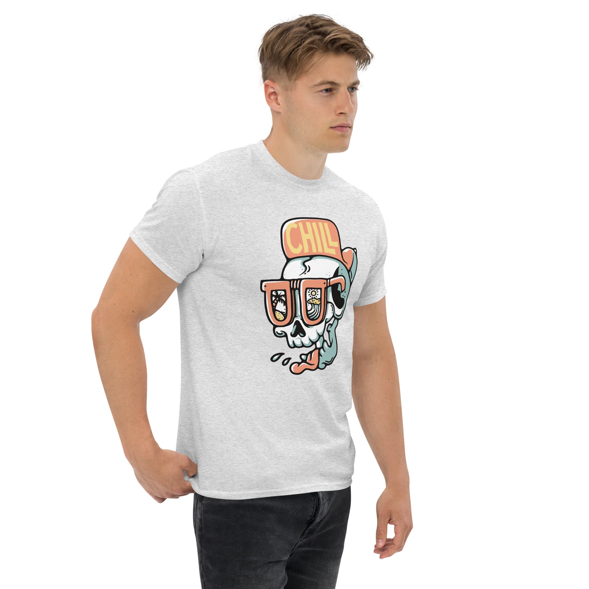 Foto di - T-shirt Stampata Unisex – 100% Cotone – Stile Streetwear e Confortevole – Chill-DTG-Biiply