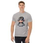 Foto di - T-shirt Stampata Unisex – 100% Cotone – Stile Streetwear e Confortevole – Chunky Monkey-DTG-Biiply