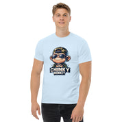 Foto di - T-shirt Stampata Unisex – 100% Cotone – Stile Streetwear e Confortevole – Chunky Monkey-DTG-Biiply