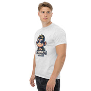 Foto di - T-shirt Stampata Unisex – 100% Cotone – Stile Streetwear e Confortevole – Chunky Monkey-DTG-Biiply