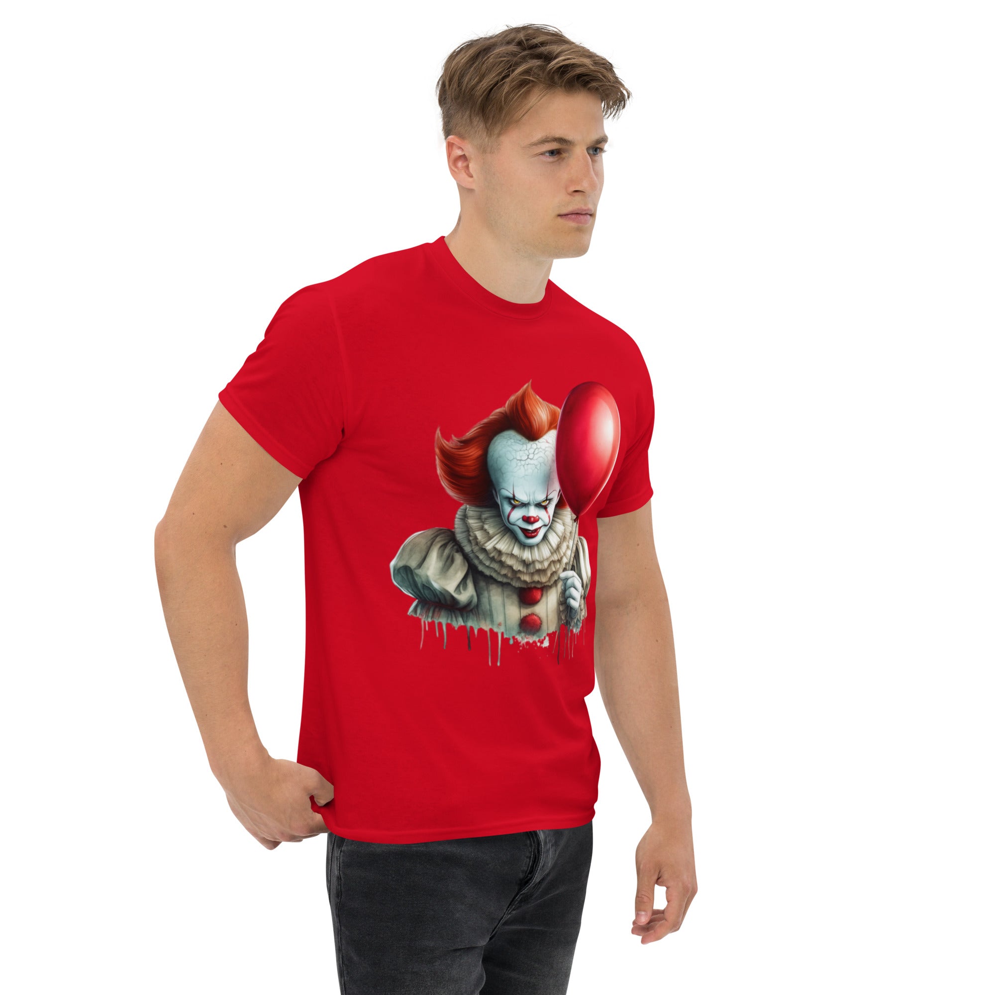 Foto di - T-shirt Stampata Unisex – 100% Cotone – Stile Streetwear e Confortevole – Clown-DTG-Biiply