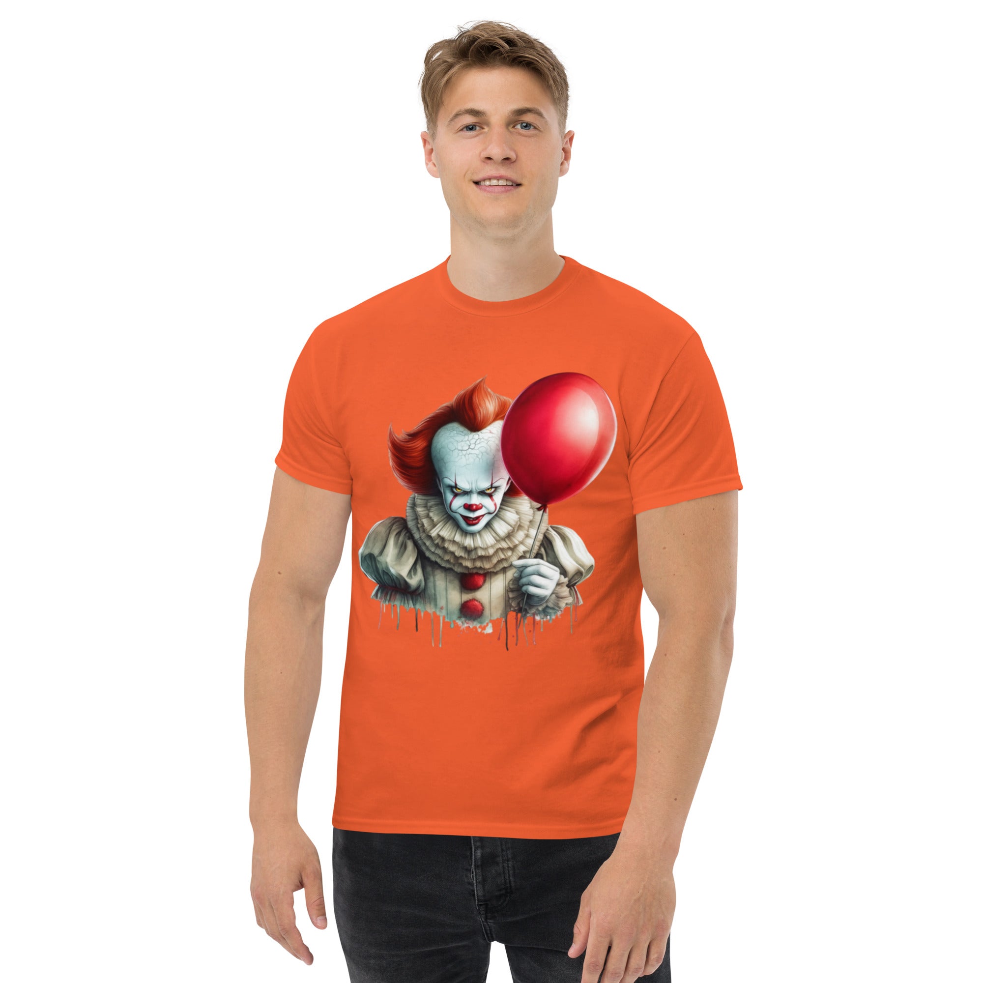 Foto di - T-shirt Stampata Unisex – 100% Cotone – Stile Streetwear e Confortevole – Clown-DTG-Biiply