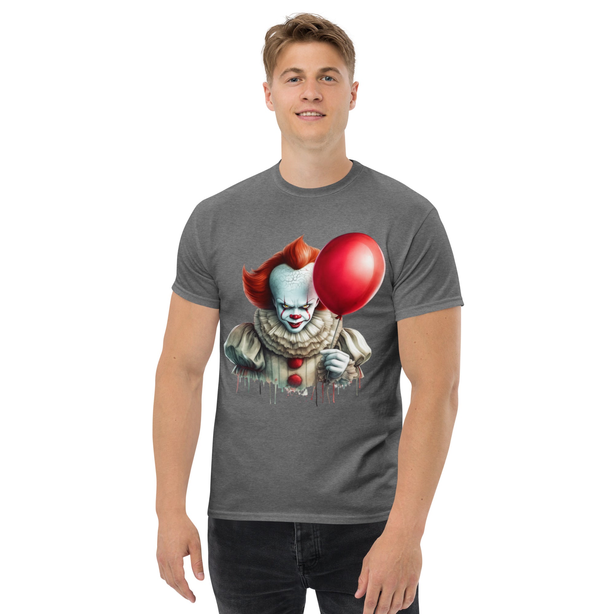 Foto di - T-shirt Stampata Unisex – 100% Cotone – Stile Streetwear e Confortevole – Clown-DTG-Biiply