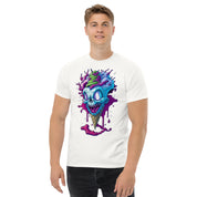 Foto di - T-shirt Stampata Unisex – 100% Cotone – Stile Streetwear e Confortevole – Cono Monster Faccia Inquietante-DTG-Biiply