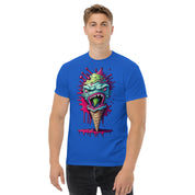 Foto di - T-shirt Stampata Unisex – 100% Cotone – Stile Streetwear e Confortevole – Cono monster Con lingua Verde-DTG-Biiply