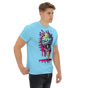 Foto di - T-shirt Stampata Unisex – 100% Cotone – Stile Streetwear e Confortevole – Cono monster Con lingua Verde-DTG-Biiply