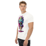 Foto di - T-shirt Stampata Unisex – 100% Cotone – Stile Streetwear e Confortevole – Cono monster Con lingua Verde-DTG-Biiply