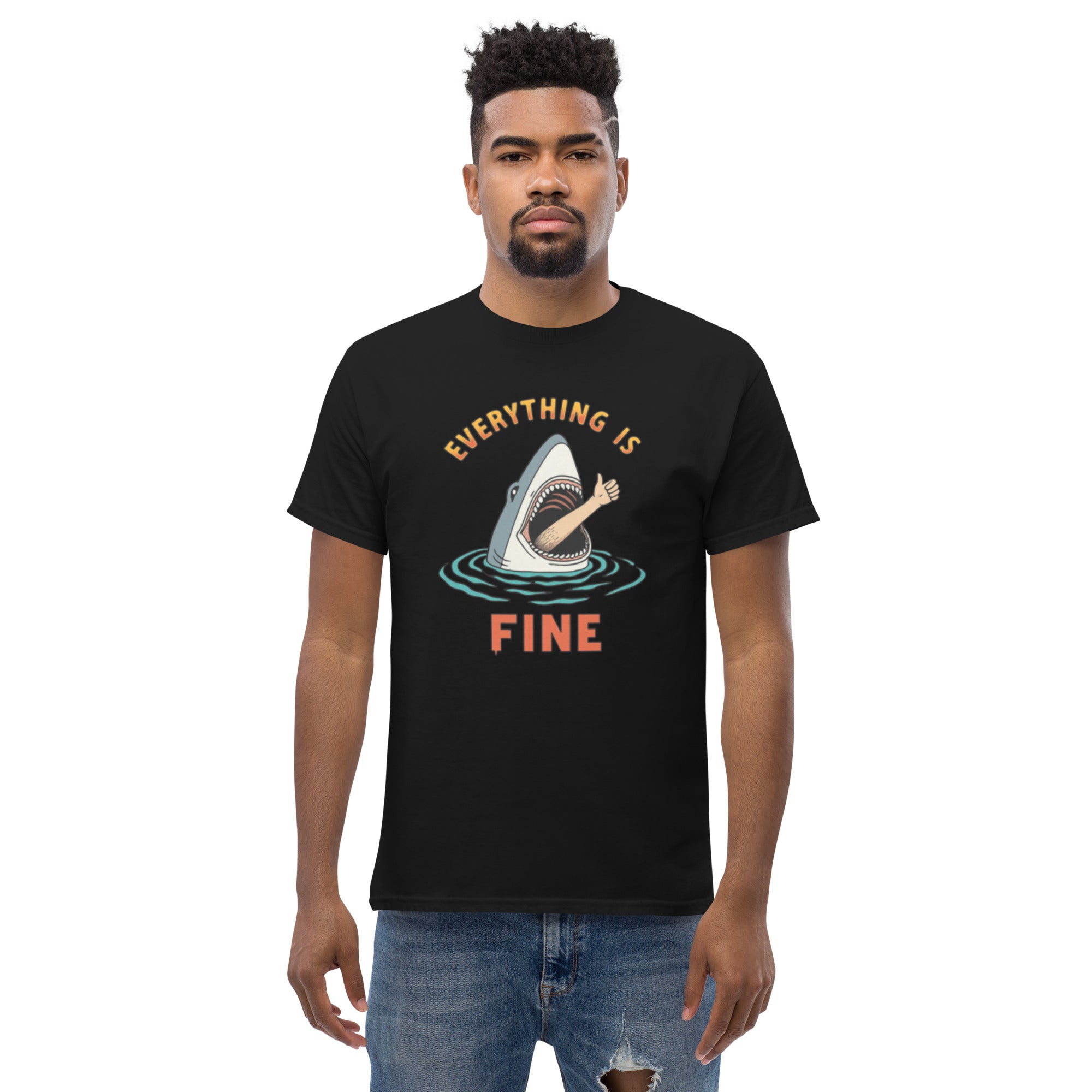 Foto di - T-shirt Stampata Unisex – 100% Cotone – Stile Streetwear e Confortevole – Everiting is Fine-Biiply