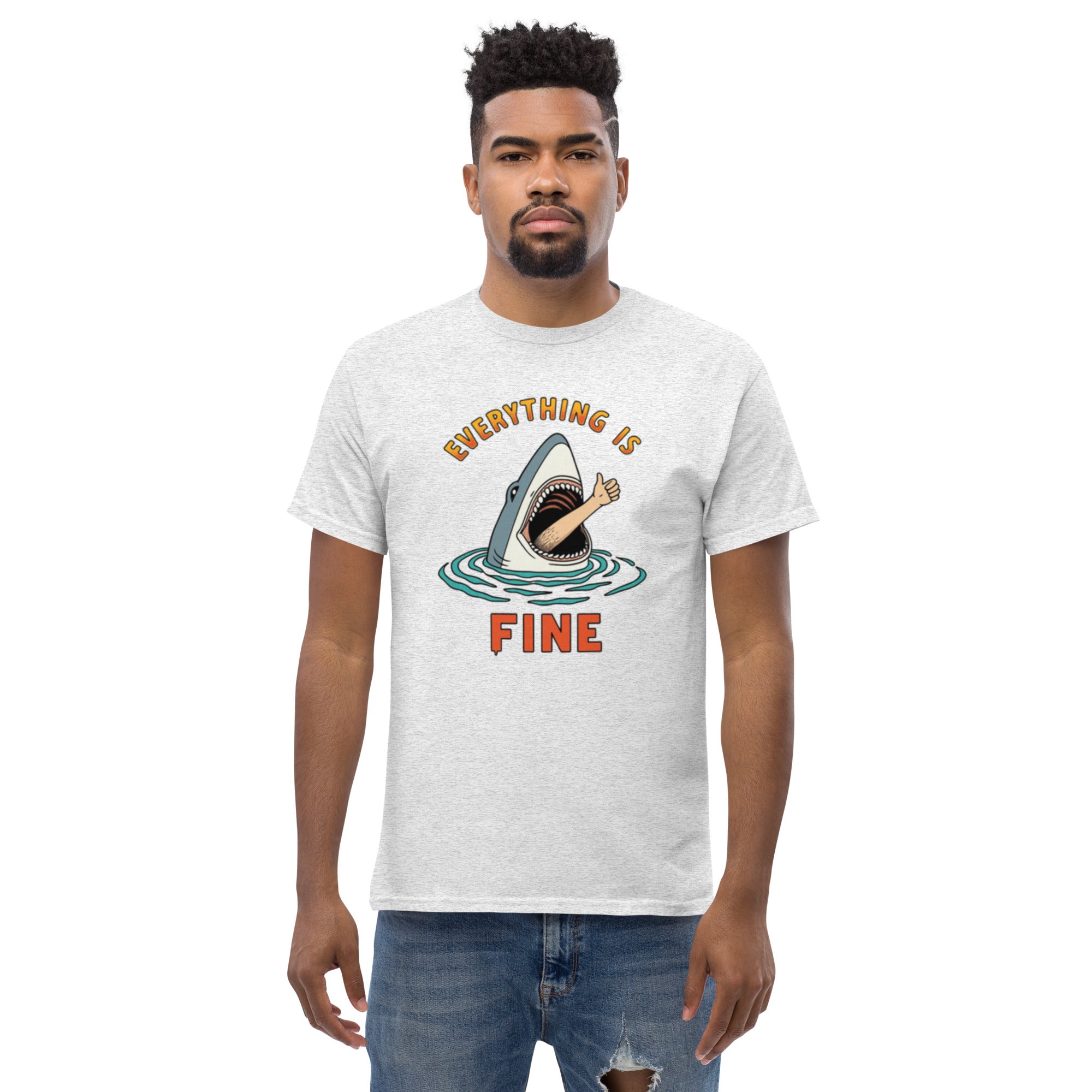 Foto di - T-shirt Stampata Unisex – 100% Cotone – Stile Streetwear e Confortevole – Everiting is Fine-Biiply