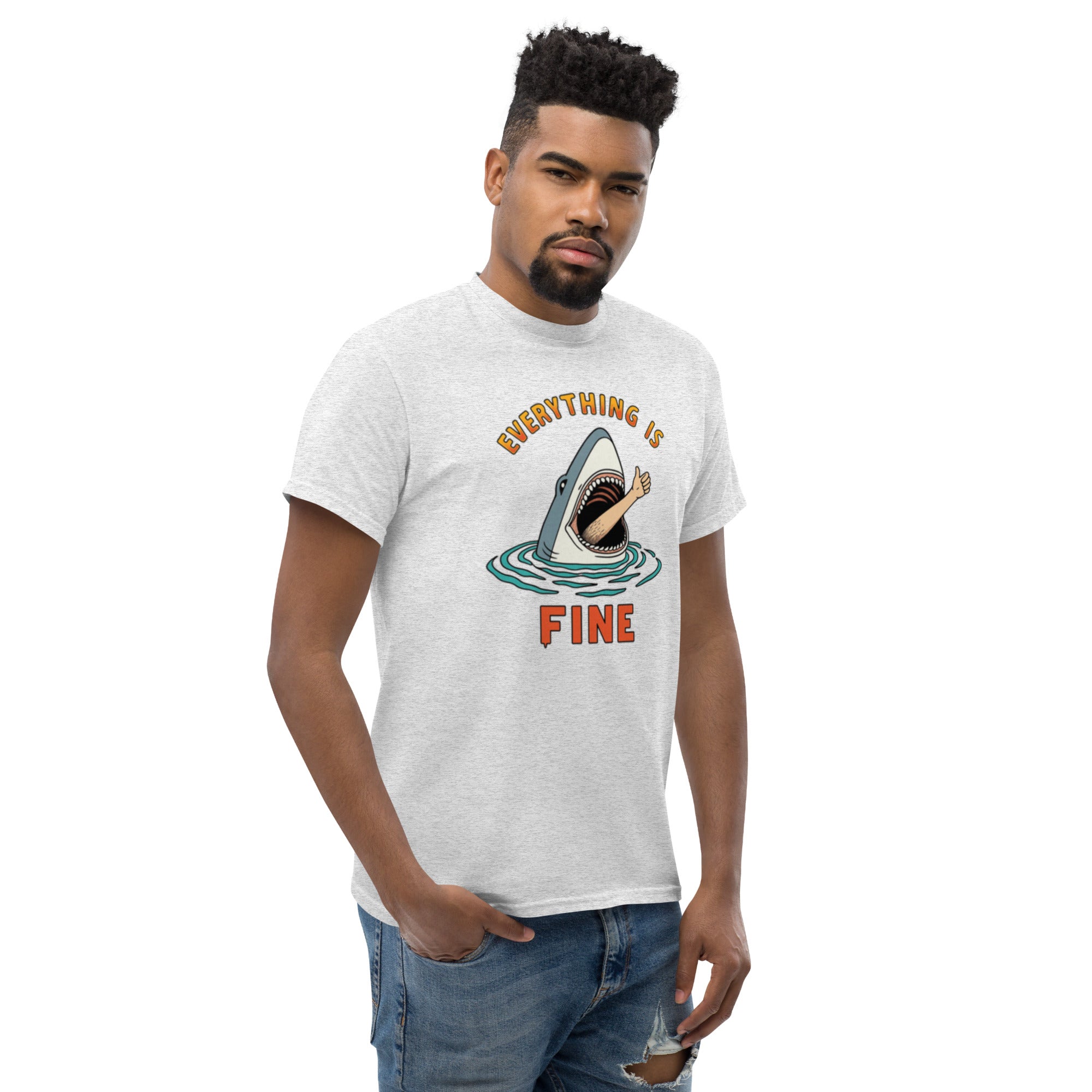 Foto di - T-shirt Stampata Unisex – 100% Cotone – Stile Streetwear e Confortevole – Everiting is Fine-Biiply