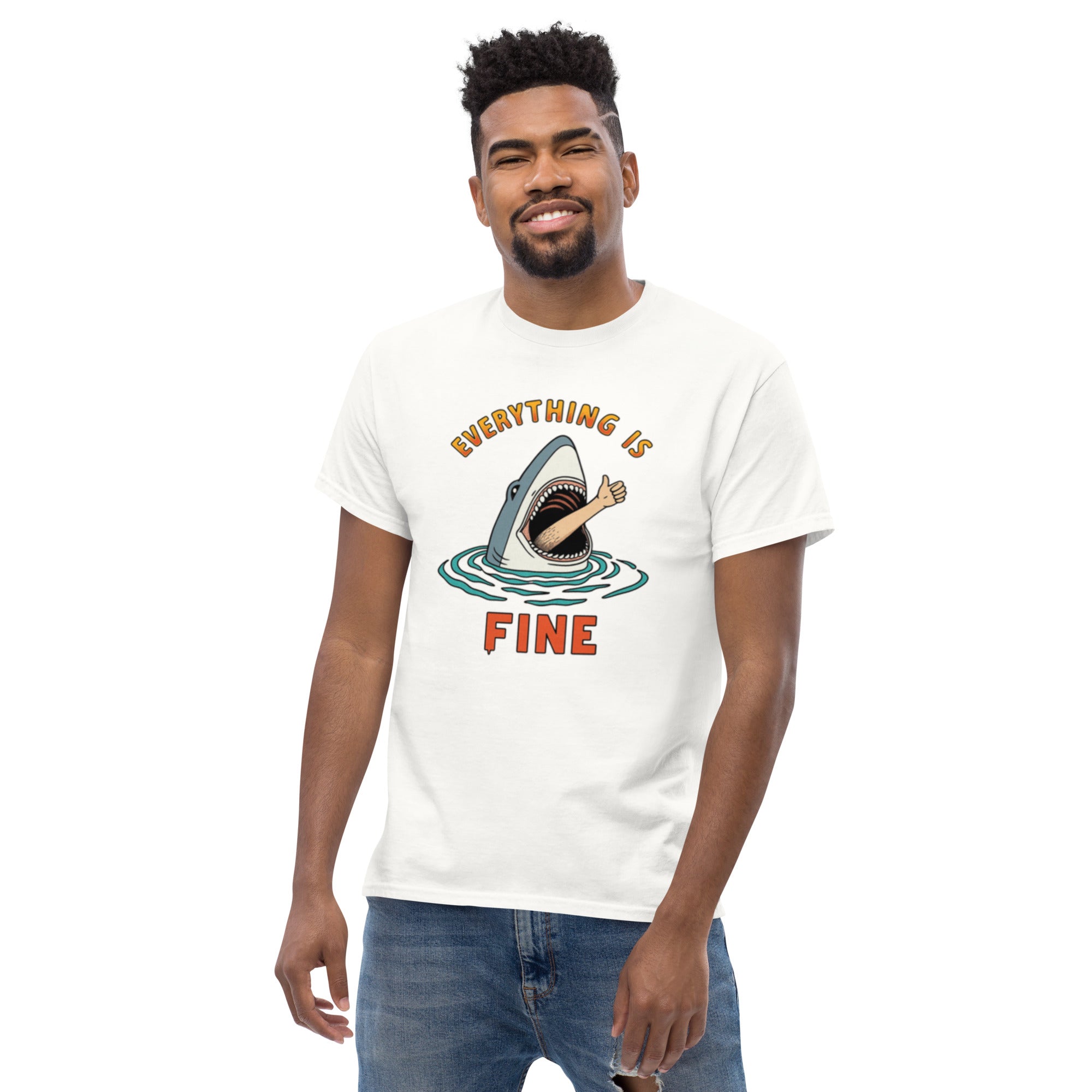 Foto di - T-shirt Stampata Unisex – 100% Cotone – Stile Streetwear e Confortevole – Everiting is Fine-Biiply