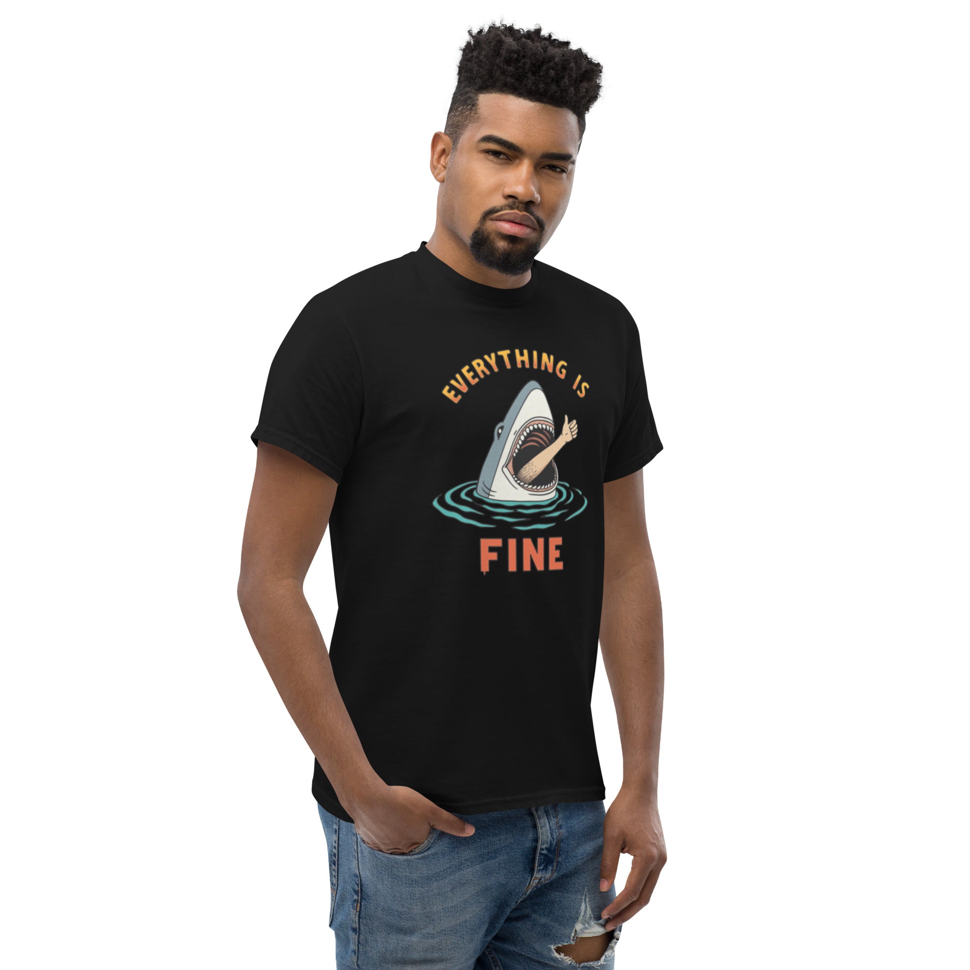 Foto di - T-shirt Stampata Unisex – 100% Cotone – Stile Streetwear e Confortevole – Everiting is Fine-Biiply