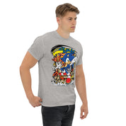 Foto di - T-shirt Stampata Unisex – 100% Cotone – Stile Streetwear e Confortevole – Graffito Sonic-DTG-Biiply