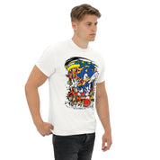 Foto di - T-shirt Stampata Unisex – 100% Cotone – Stile Streetwear e Confortevole – Graffito Sonic-DTG-Biiply