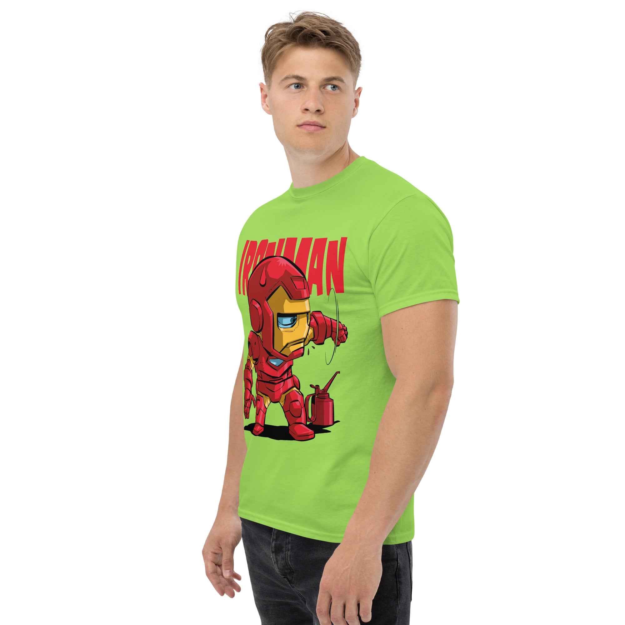 Foto di - T-shirt Stampata Unisex – 100% Cotone – Stile Streetwear e Confortevole – Ironman-DTG-Biiply