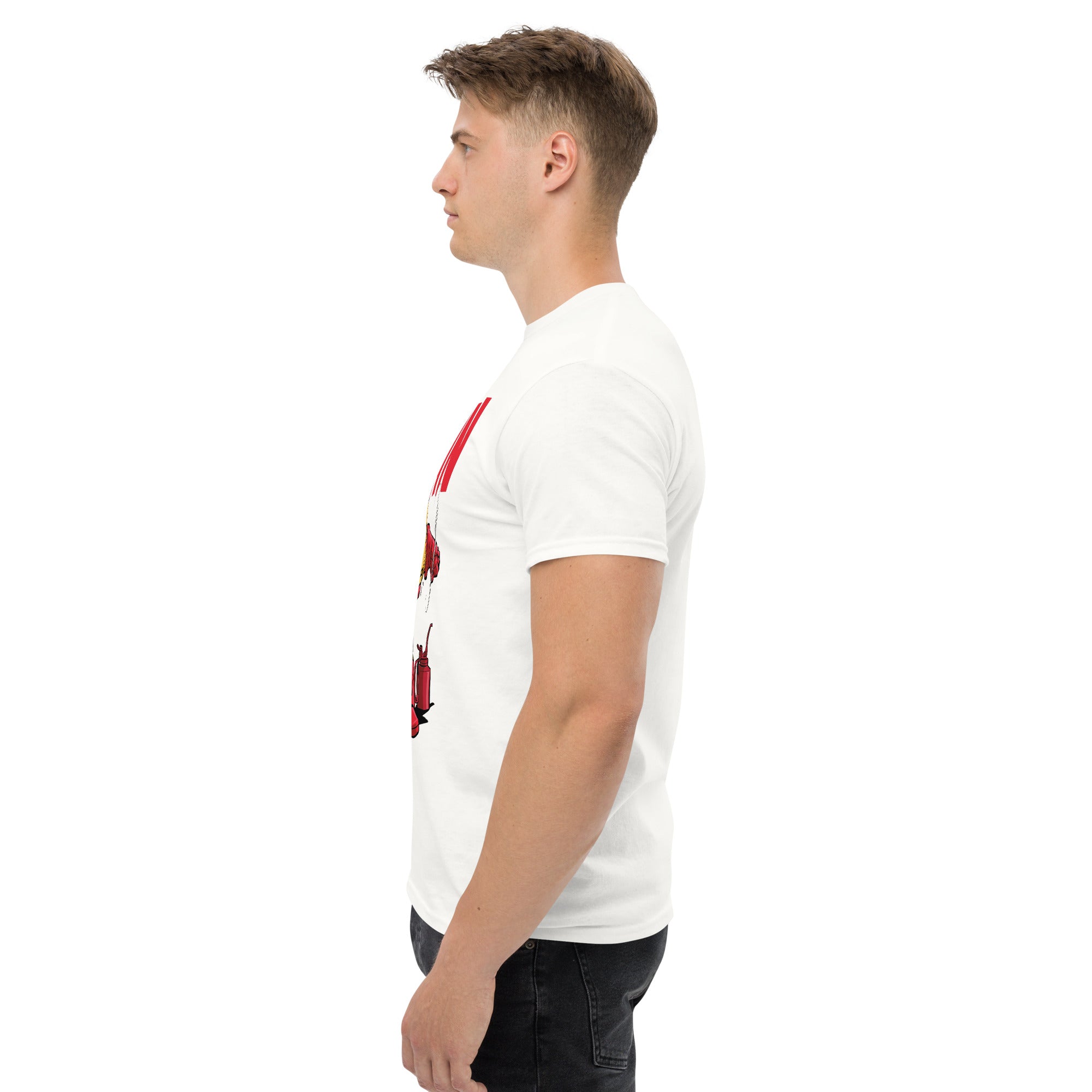 Foto di - T-shirt Stampata Unisex – 100% Cotone – Stile Streetwear e Confortevole – Ironman-DTG-Biiply