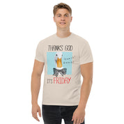 Foto di - T-shirt Stampata Unisex – 100% Cotone – Stile Streetwear e Confortevole – It's Friday Quack! Quack !-DTG-Biiply