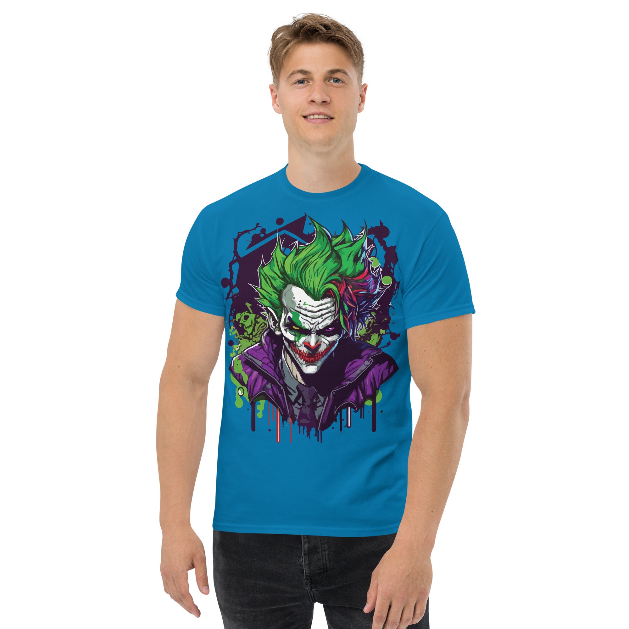 Foto di - T-shirt Stampata Unisex – 100% Cotone – Stile Streetwear e Confortevole – Joker-DTG-Biiply