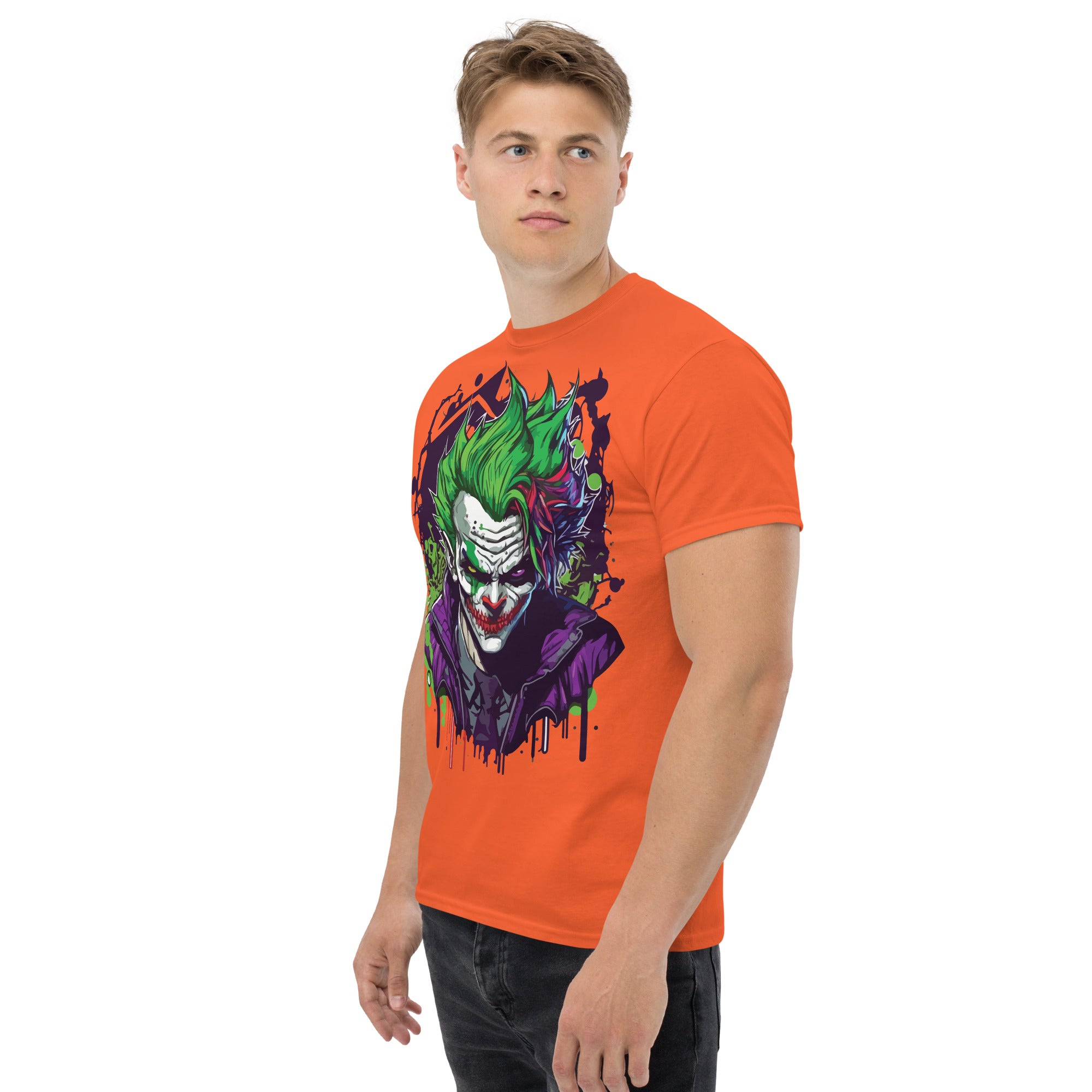 Foto di - T-shirt Stampata Unisex – 100% Cotone – Stile Streetwear e Confortevole – Joker-DTG-Biiply
