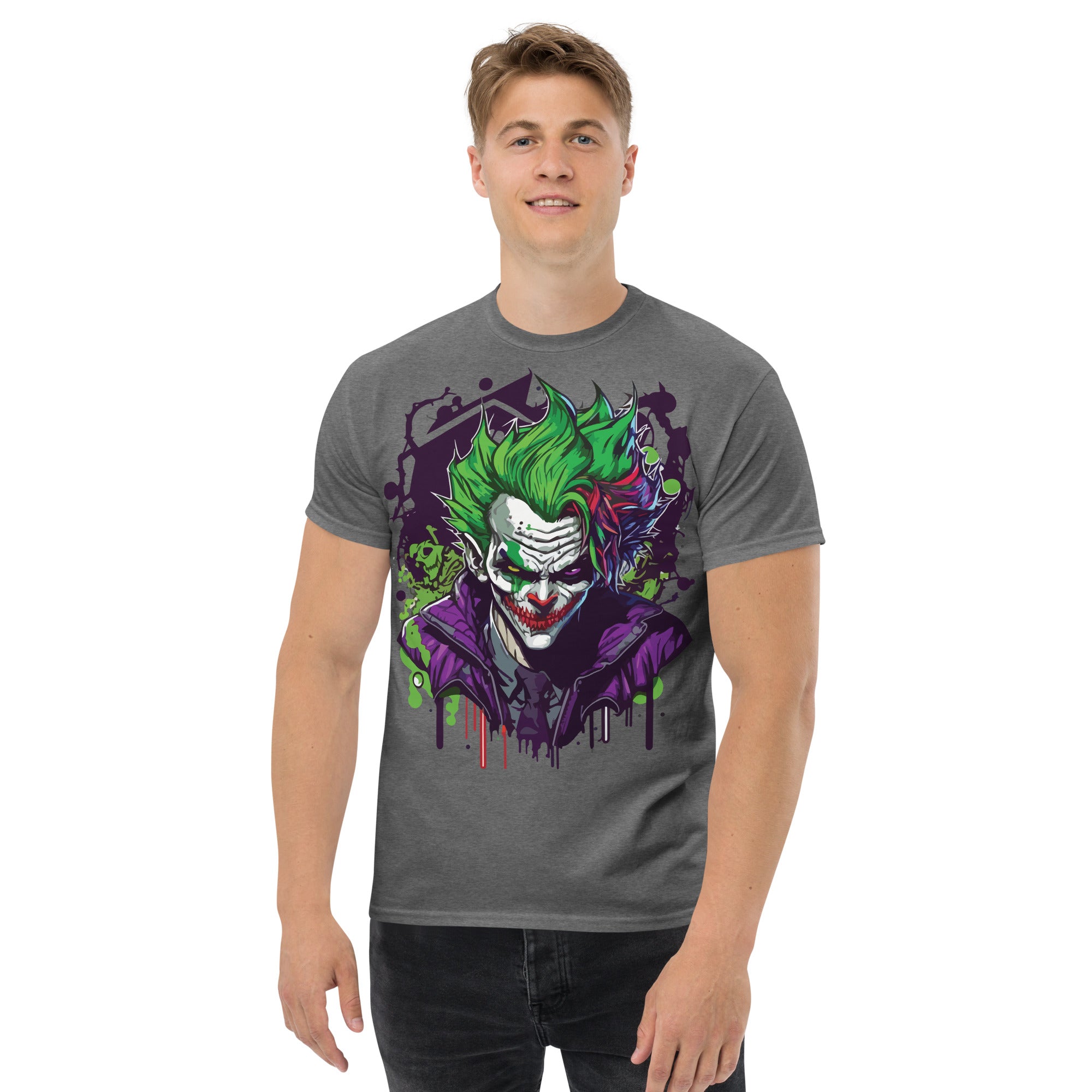 Foto di - T-shirt Stampata Unisex – 100% Cotone – Stile Streetwear e Confortevole – Joker-DTG-Biiply