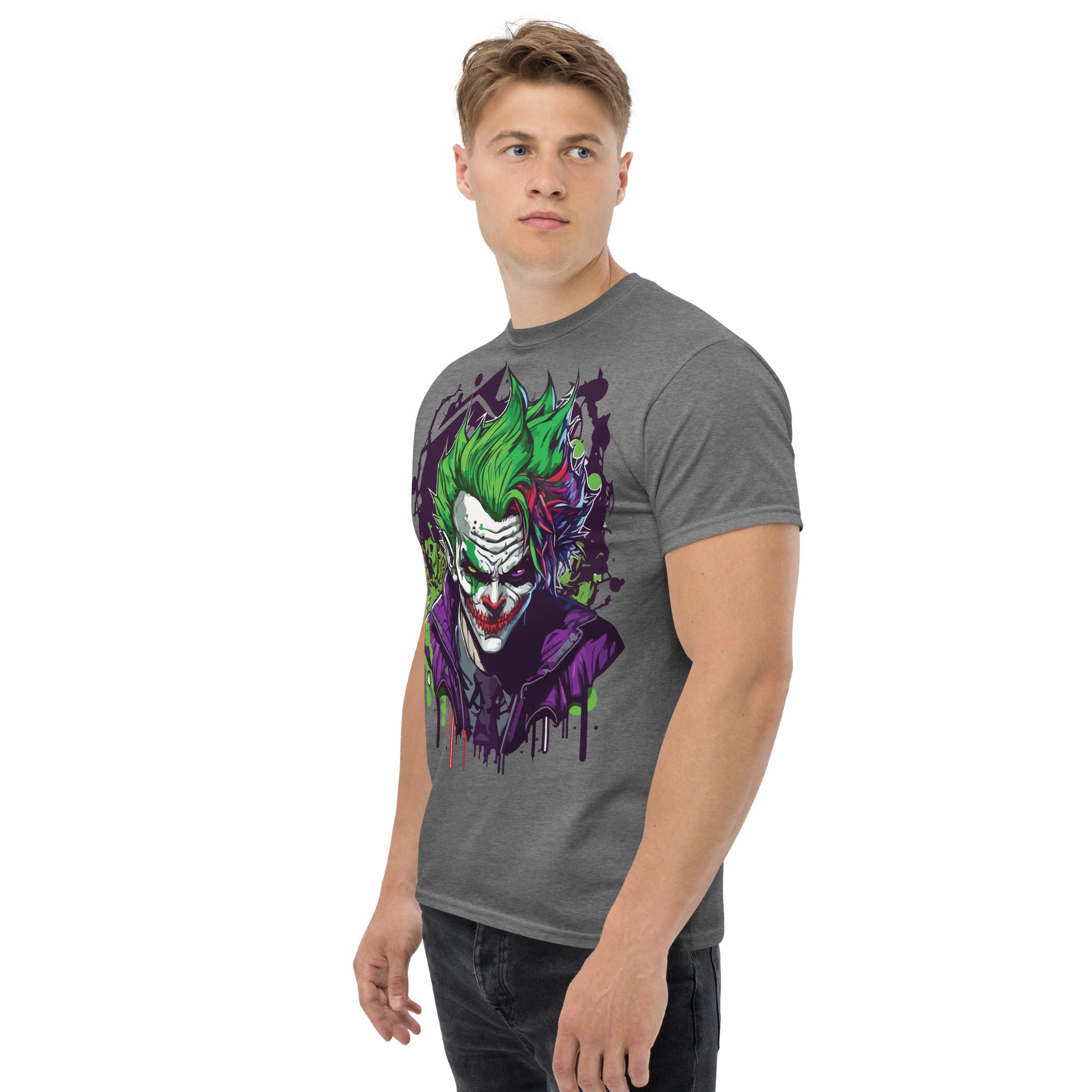 Foto di - T-shirt Stampata Unisex – 100% Cotone – Stile Streetwear e Confortevole – Joker-DTG-Biiply