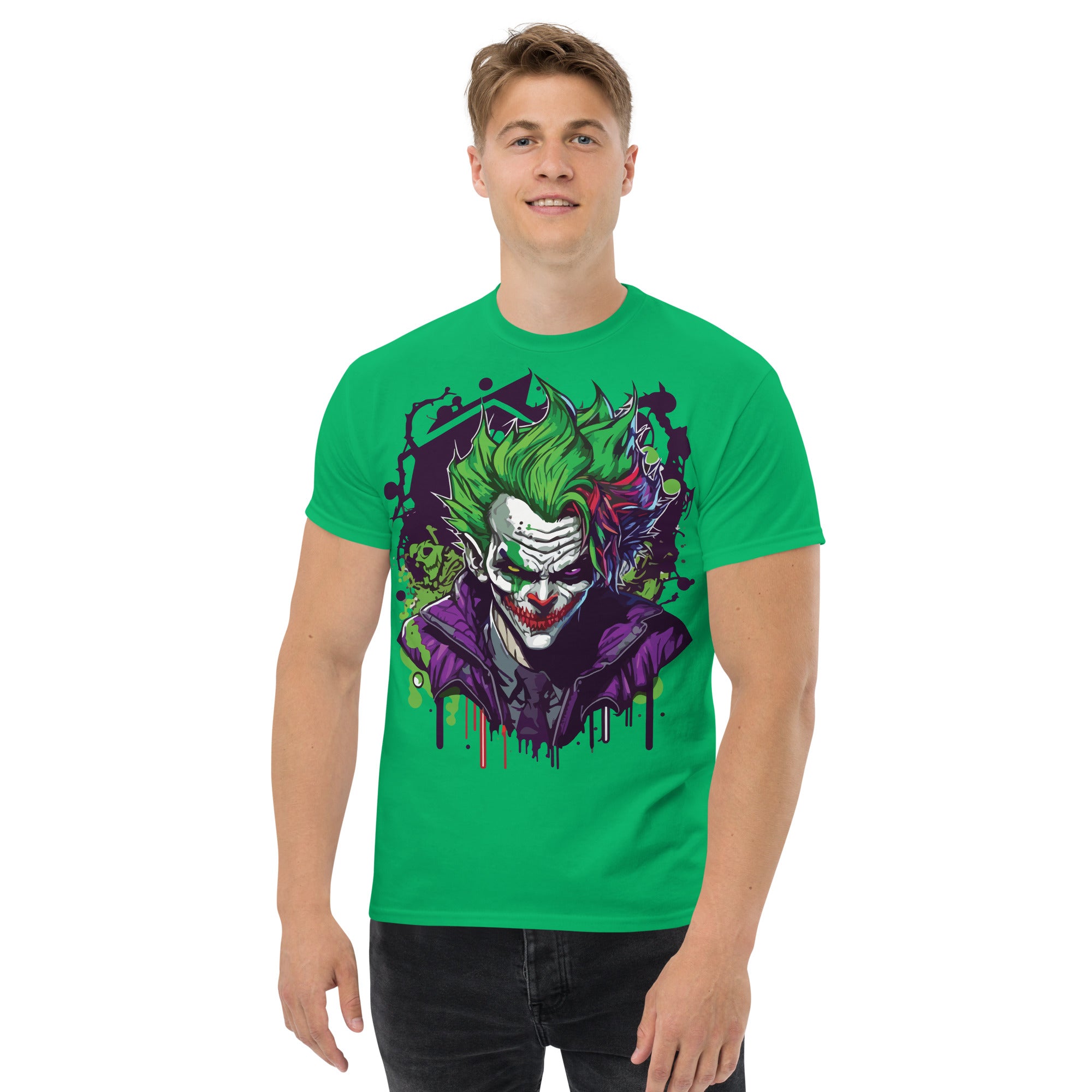 Foto di - T-shirt Stampata Unisex – 100% Cotone – Stile Streetwear e Confortevole – Joker-DTG-Biiply