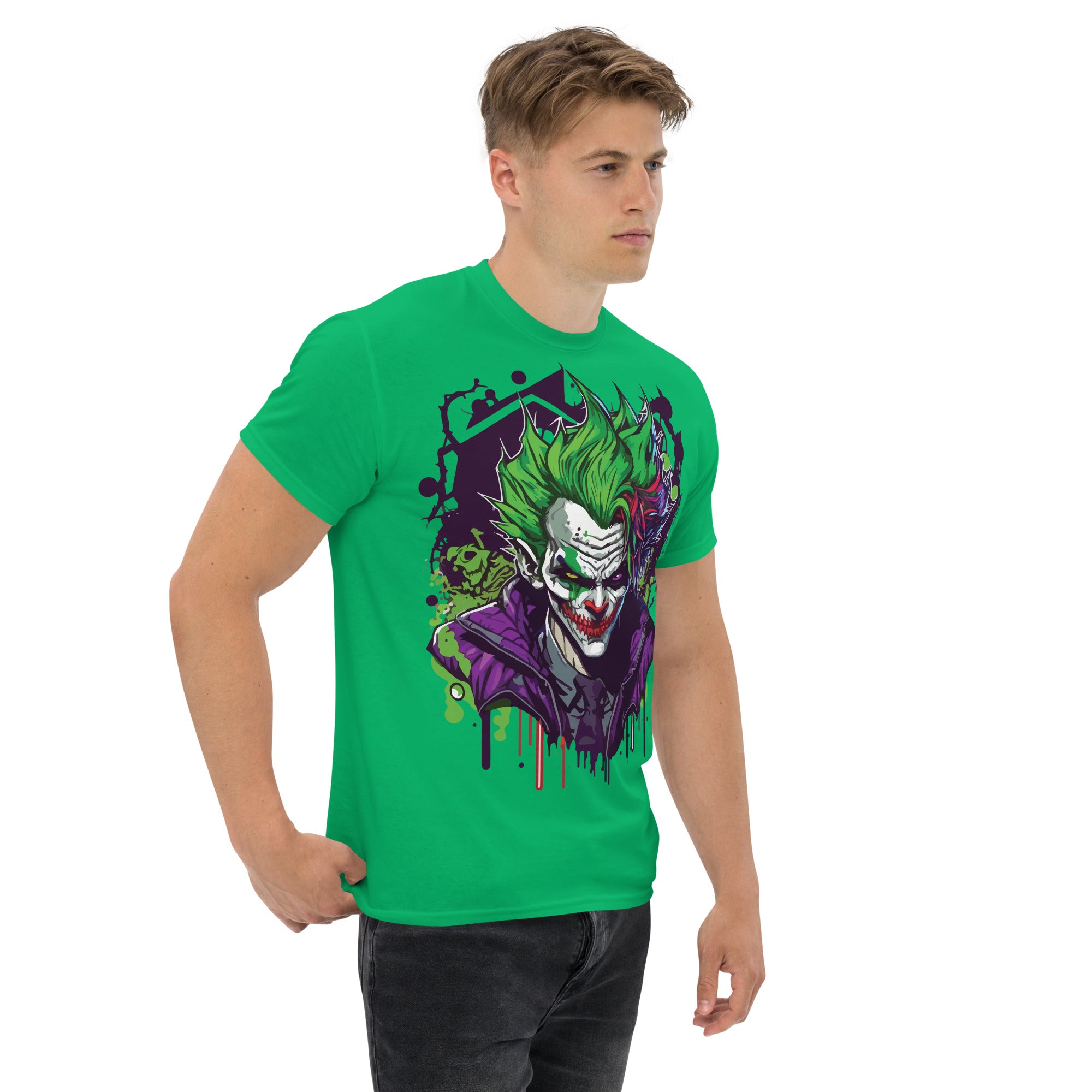 Foto di - T-shirt Stampata Unisex – 100% Cotone – Stile Streetwear e Confortevole – Joker-DTG-Biiply