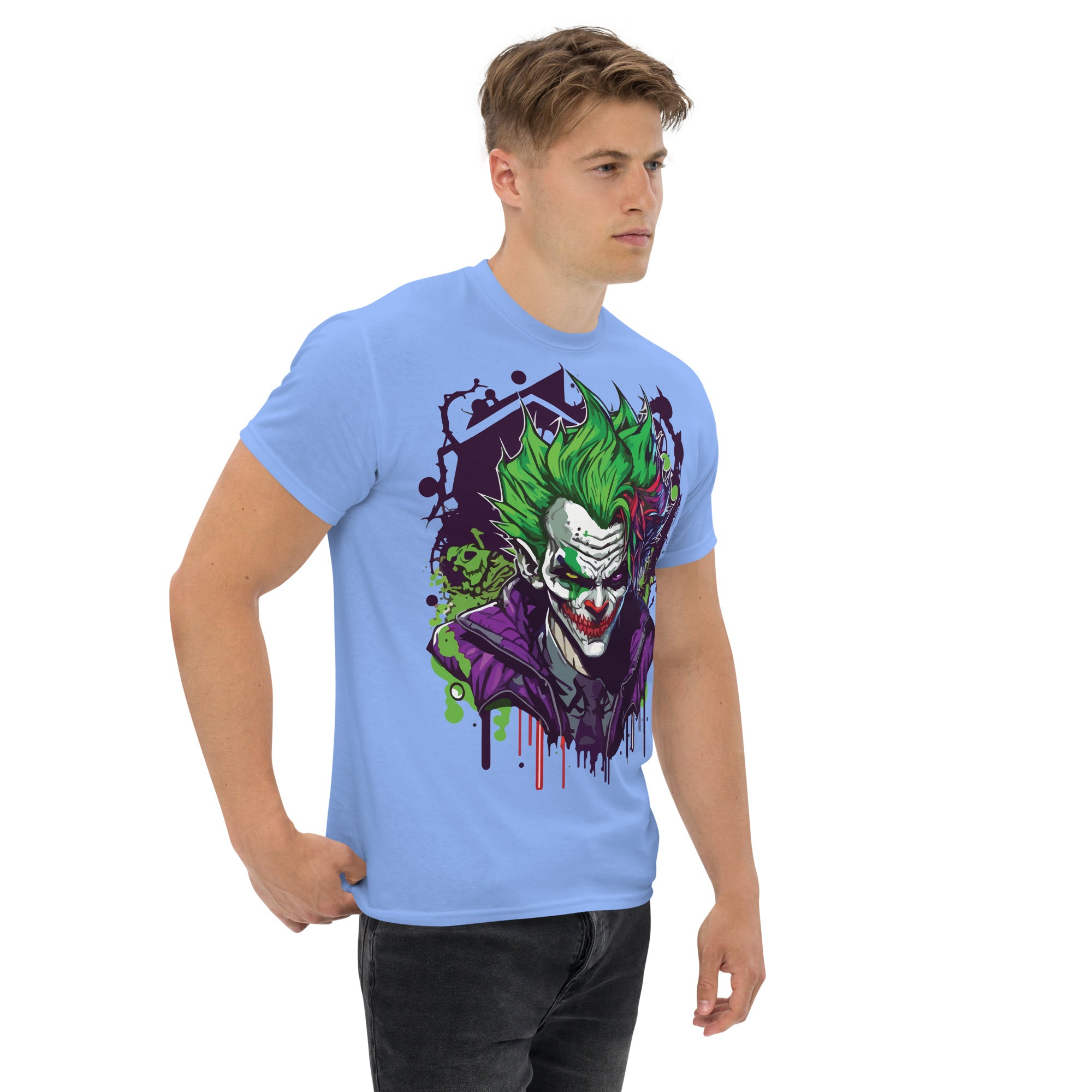 Foto di - T-shirt Stampata Unisex – 100% Cotone – Stile Streetwear e Confortevole – Joker-DTG-Biiply