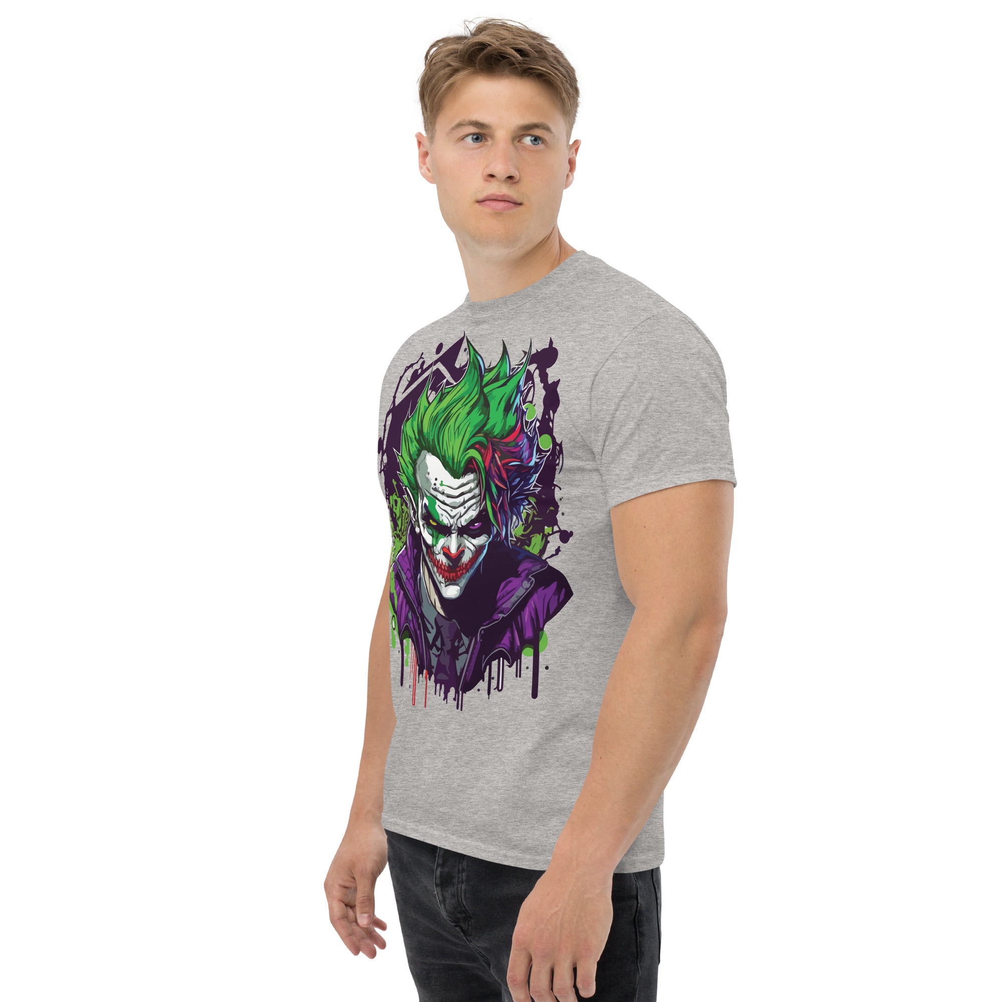 Foto di - T-shirt Stampata Unisex – 100% Cotone – Stile Streetwear e Confortevole – Joker-DTG-Biiply