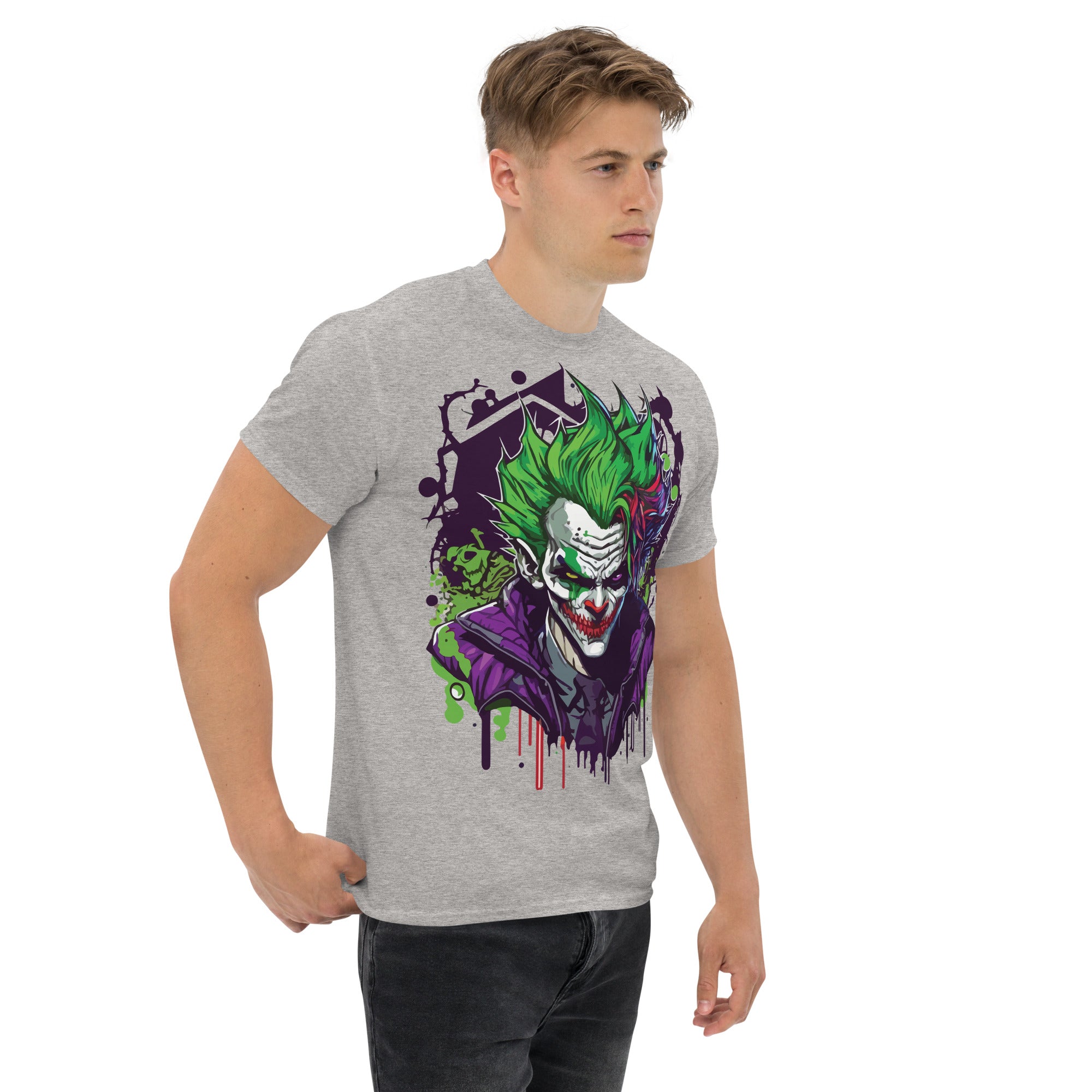 Foto di - T-shirt Stampata Unisex – 100% Cotone – Stile Streetwear e Confortevole – Joker-DTG-Biiply