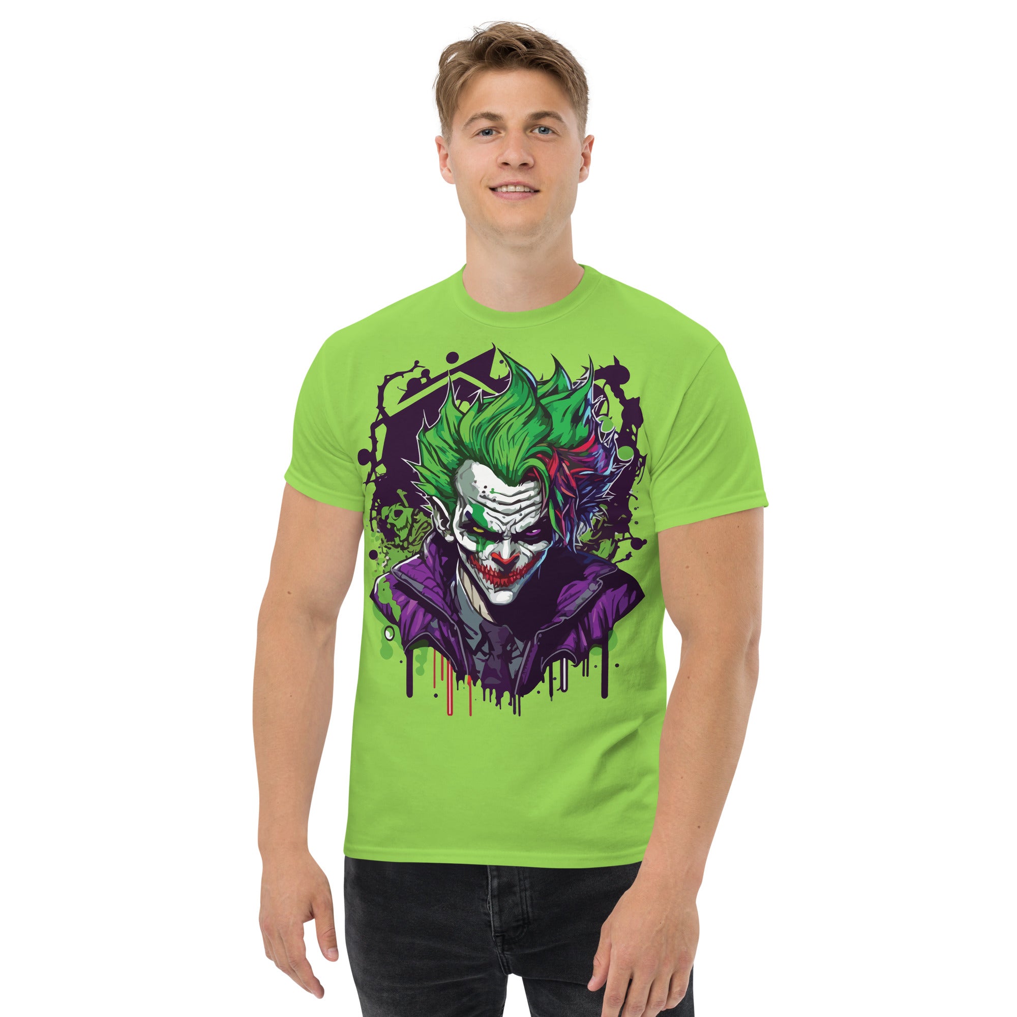 Foto di - T-shirt Stampata Unisex – 100% Cotone – Stile Streetwear e Confortevole – Joker-DTG-Biiply