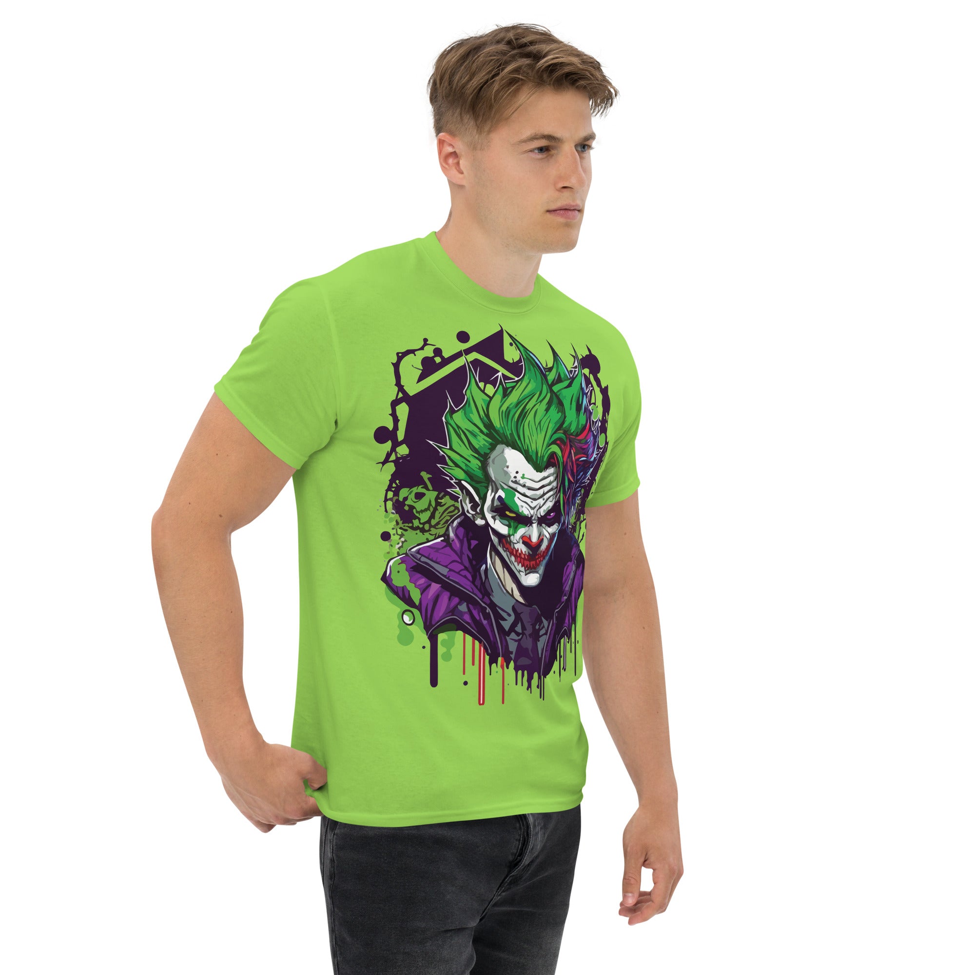 Foto di - T-shirt Stampata Unisex – 100% Cotone – Stile Streetwear e Confortevole – Joker-DTG-Biiply