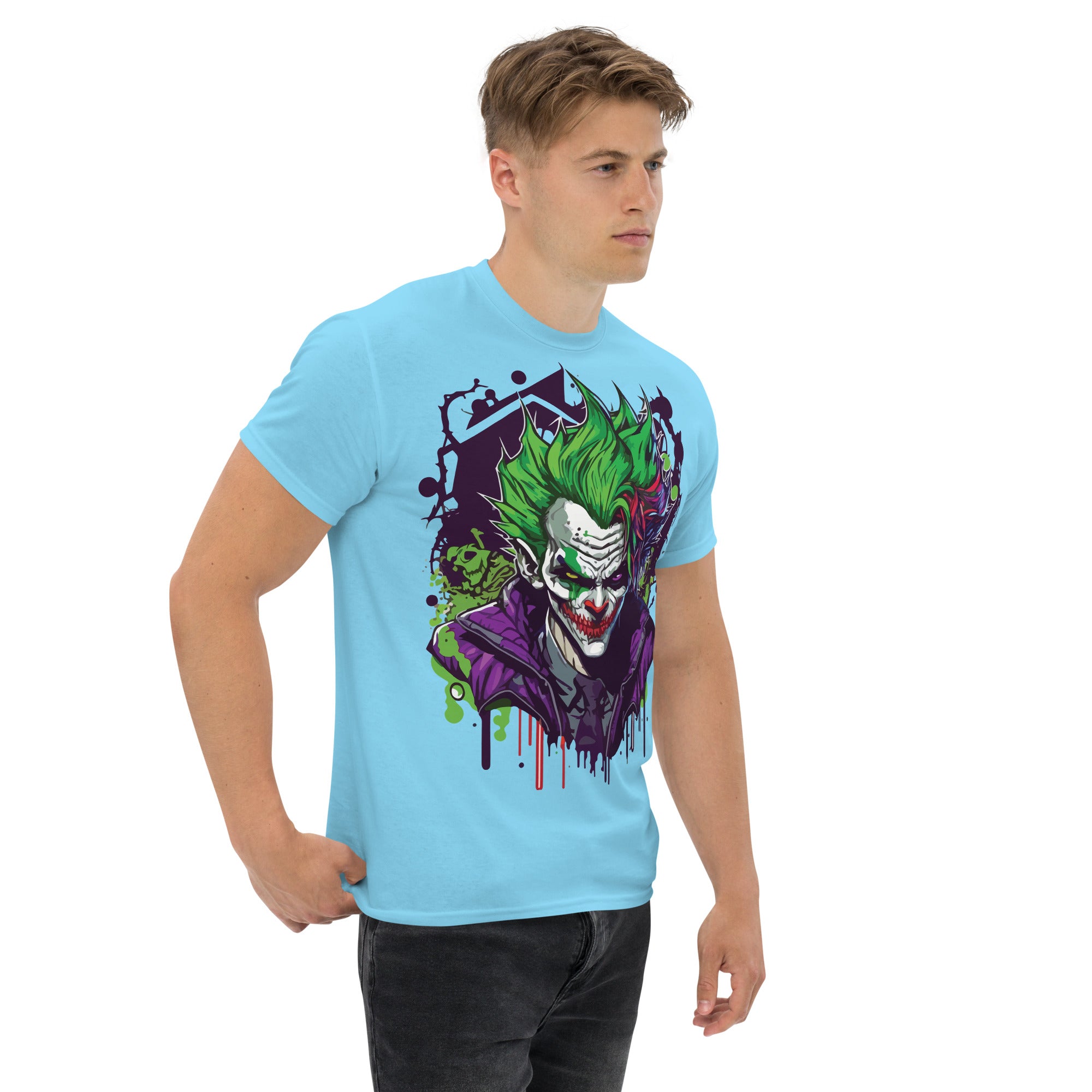 Foto di - T-shirt Stampata Unisex – 100% Cotone – Stile Streetwear e Confortevole – Joker-DTG-Biiply
