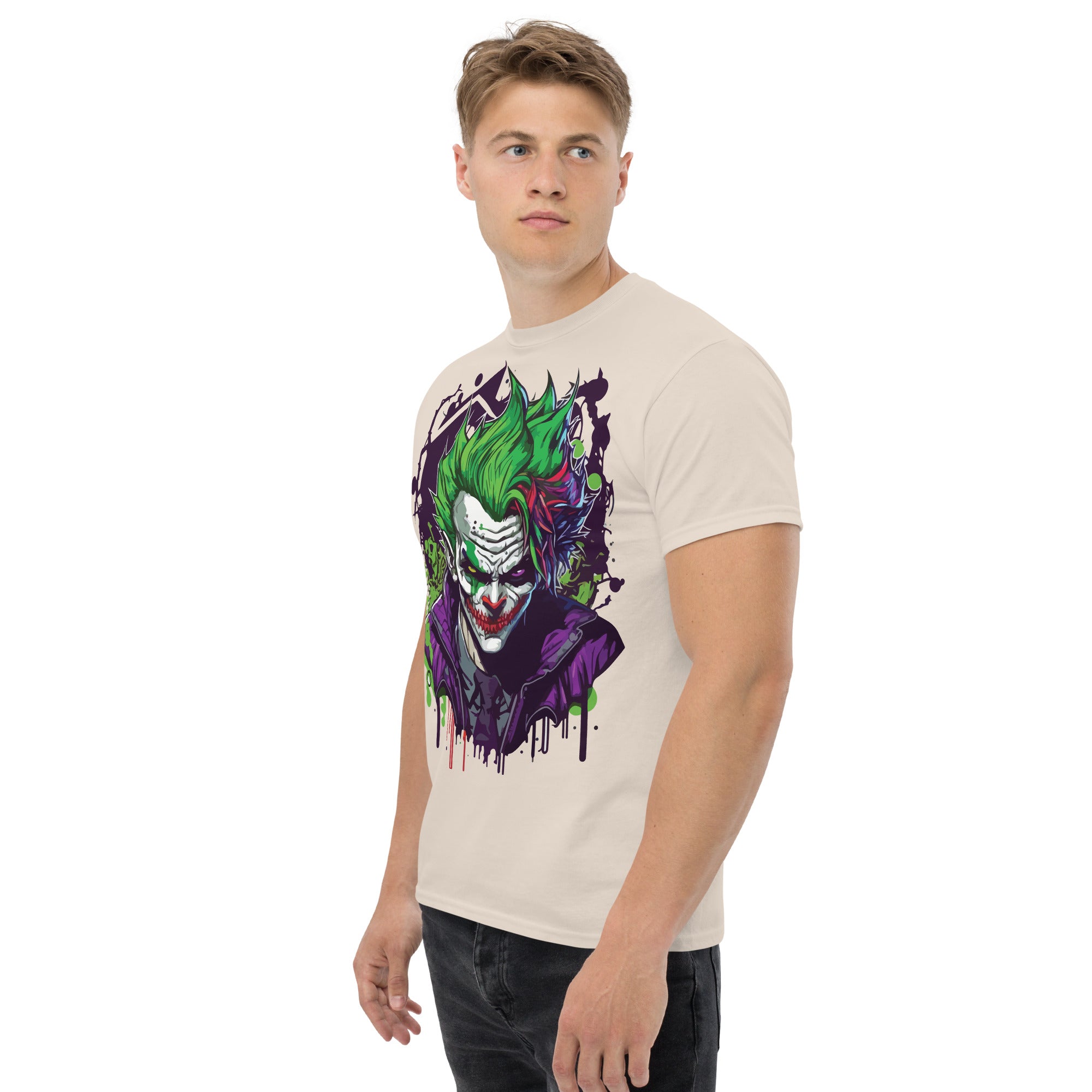 Foto di - T-shirt Stampata Unisex – 100% Cotone – Stile Streetwear e Confortevole – Joker-DTG-Biiply