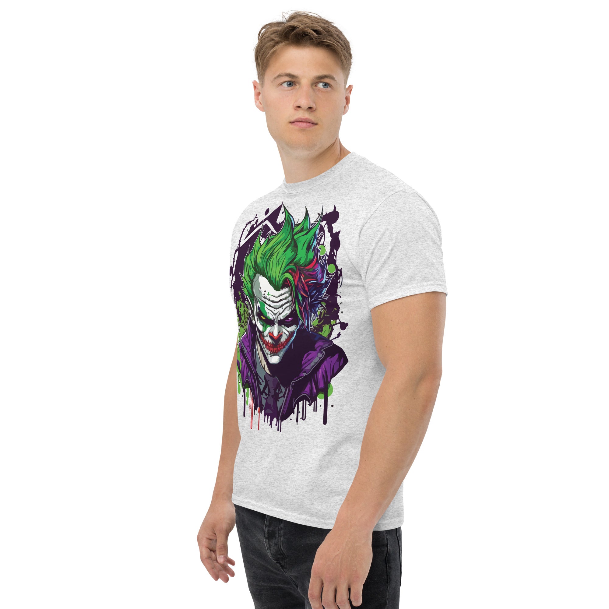 Foto di - T-shirt Stampata Unisex – 100% Cotone – Stile Streetwear e Confortevole – Joker-DTG-Biiply