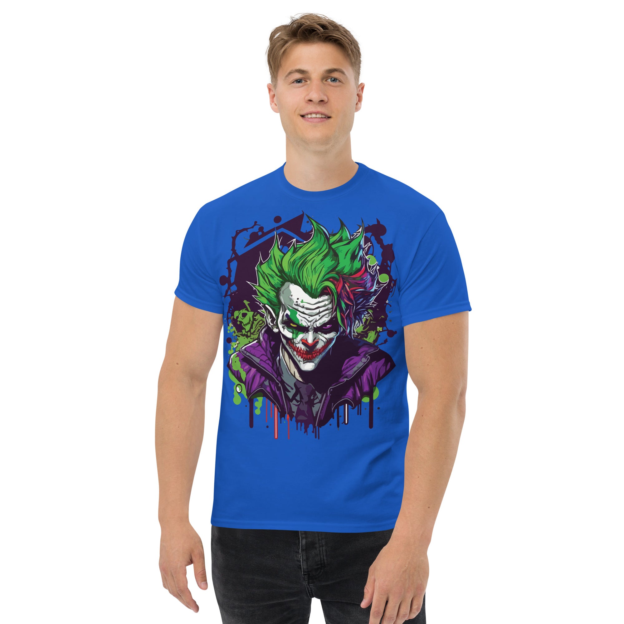 Foto di - T-shirt Stampata Unisex – 100% Cotone – Stile Streetwear e Confortevole – Joker-DTG-Biiply
