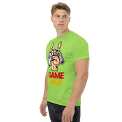 Foto di - T-shirt Stampata Unisex – 100% Cotone – Stile Streetwear e Confortevole – Joystick Game Over-DTG-Biiply