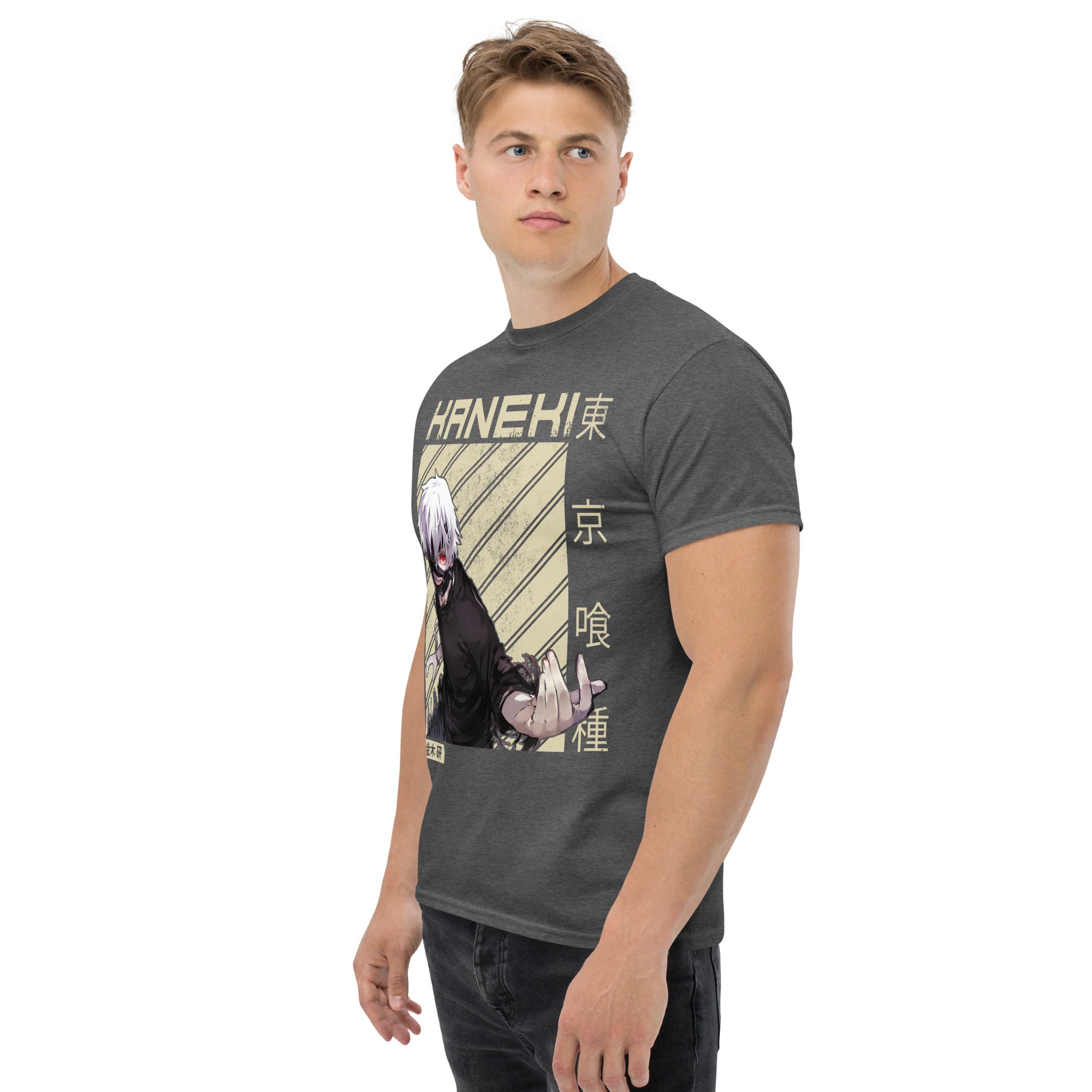 Foto di - T-shirt Stampata Unisex – 100% Cotone – Stile Streetwear e Confortevole – Kaneki-DTG-Biiply