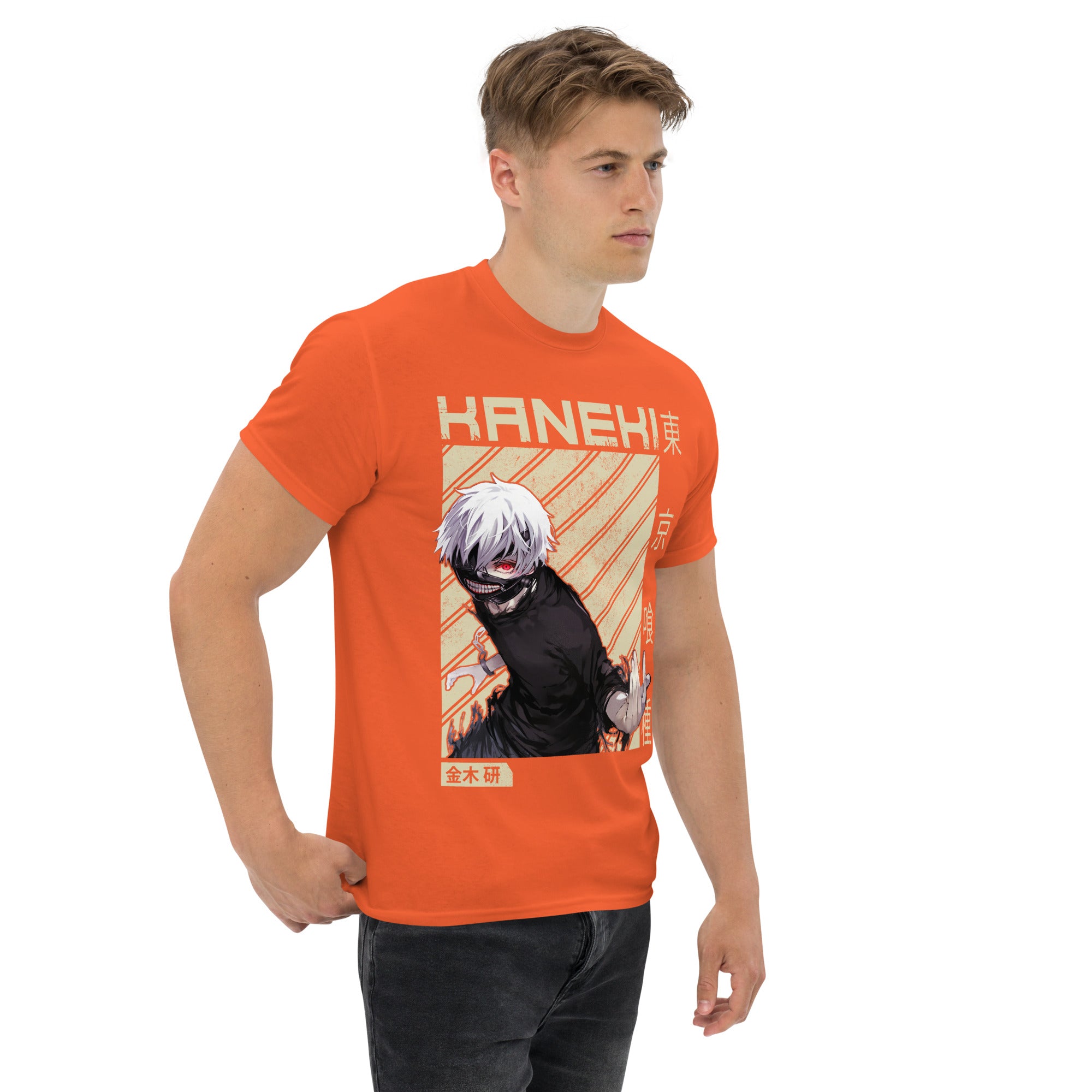 Foto di - T-shirt Stampata Unisex – 100% Cotone – Stile Streetwear e Confortevole – Kaneki-DTG-Biiply