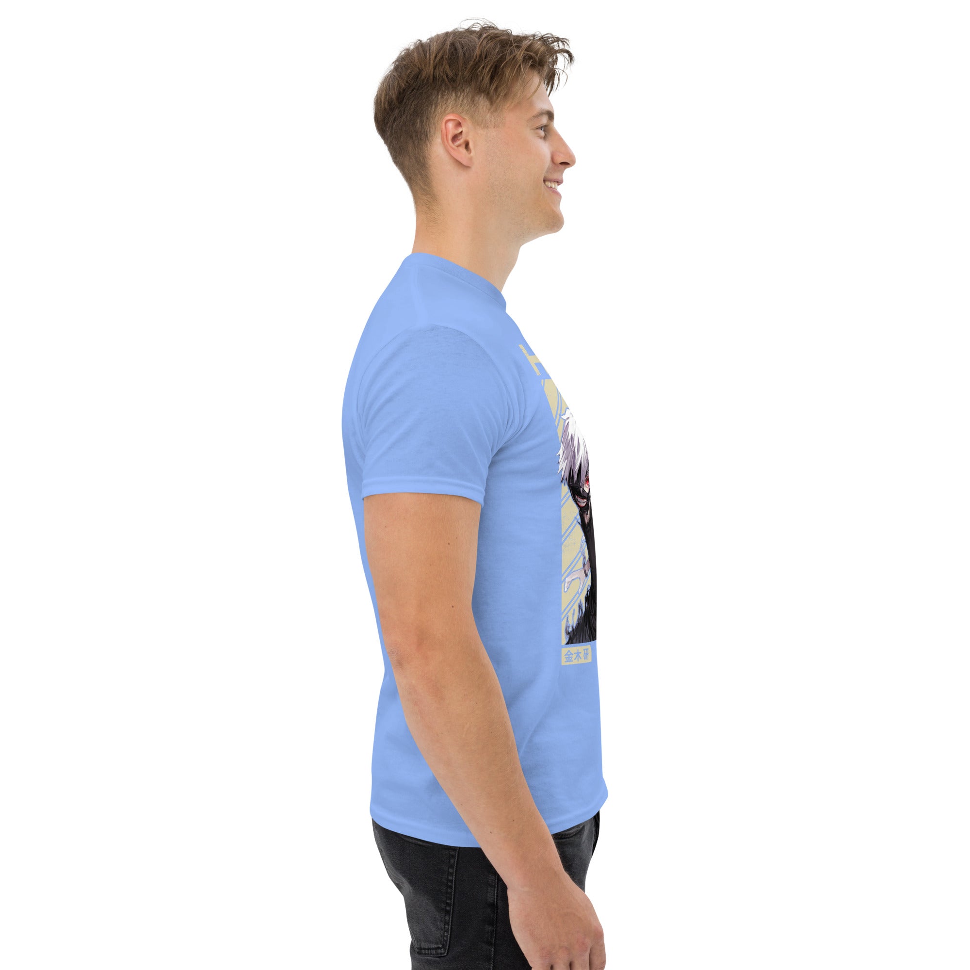 Foto di - T-shirt Stampata Unisex – 100% Cotone – Stile Streetwear e Confortevole – Kaneki-DTG-Biiply