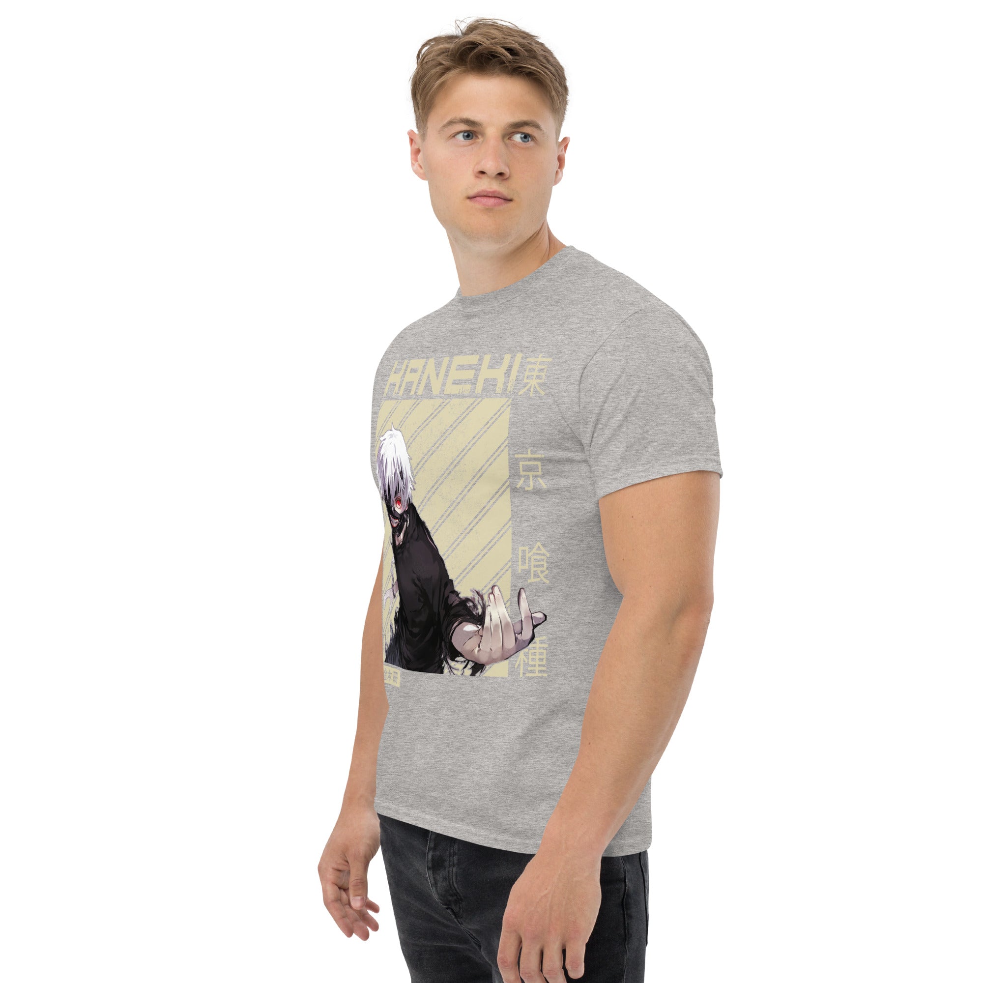 Foto di - T-shirt Stampata Unisex – 100% Cotone – Stile Streetwear e Confortevole – Kaneki-DTG-Biiply