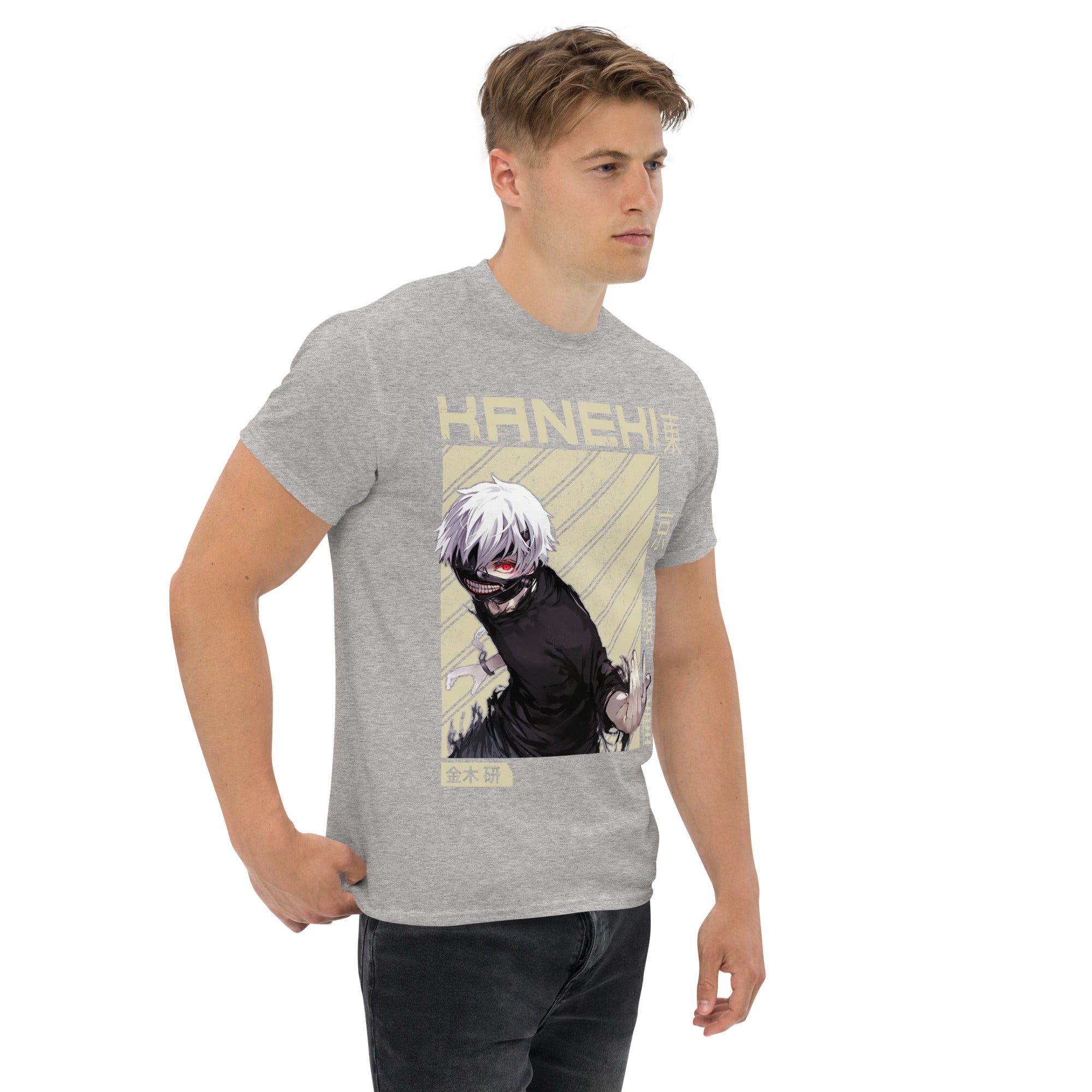Foto di - T-shirt Stampata Unisex – 100% Cotone – Stile Streetwear e Confortevole – Kaneki-DTG-Biiply