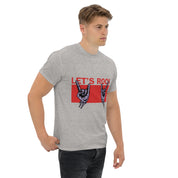 Foto di - T-shirt Stampata Unisex – 100% Cotone – Stile Streetwear e Confortevole – Let's Rock-DTG-Biiply