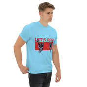 Foto di - T-shirt Stampata Unisex – 100% Cotone – Stile Streetwear e Confortevole – Let's Rock-DTG-Biiply