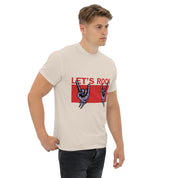 Foto di - T-shirt Stampata Unisex – 100% Cotone – Stile Streetwear e Confortevole – Let's Rock-DTG-Biiply