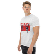 Foto di - T-shirt Stampata Unisex – 100% Cotone – Stile Streetwear e Confortevole – Let's Rock-DTG-Biiply